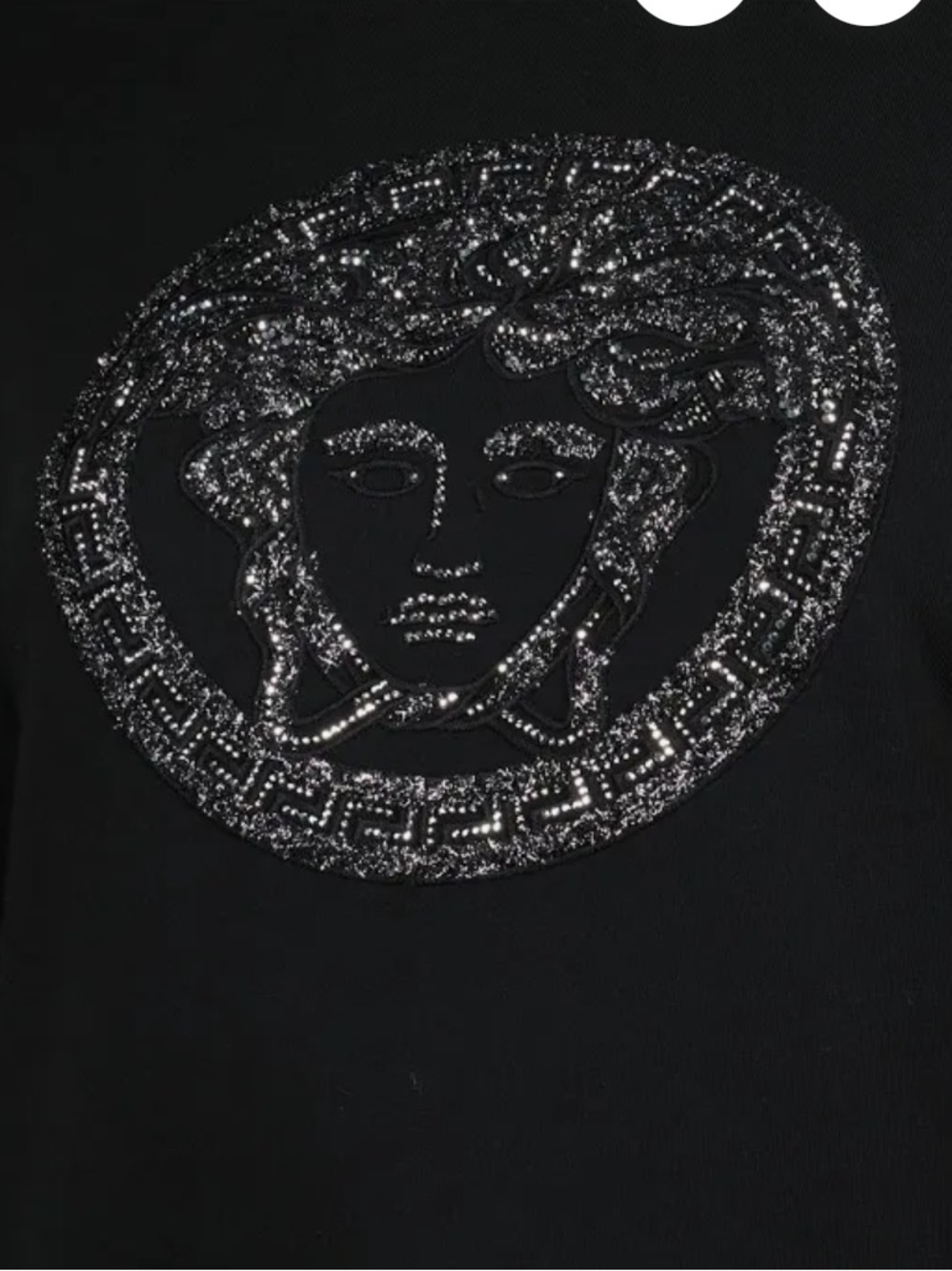 Versace Embellished Medusa With Crystals and Lurex - Picture 2 of 6